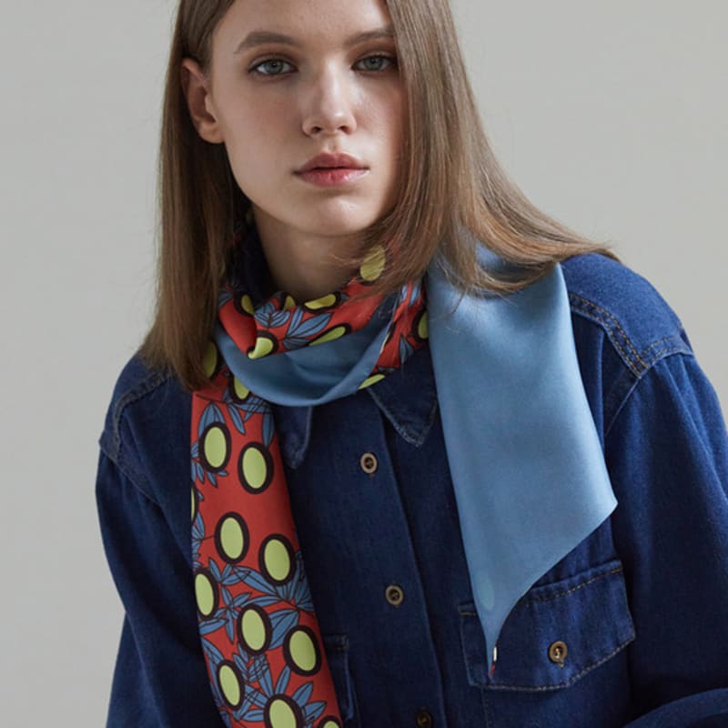 ANA MAISON New jeans Long Petit Twill Scarf [PMLTS-1412]