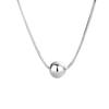 2024 Silver Minimalist Titanium Necklace - Women's Non-Fading Clavicle Chain for Spring/Summer