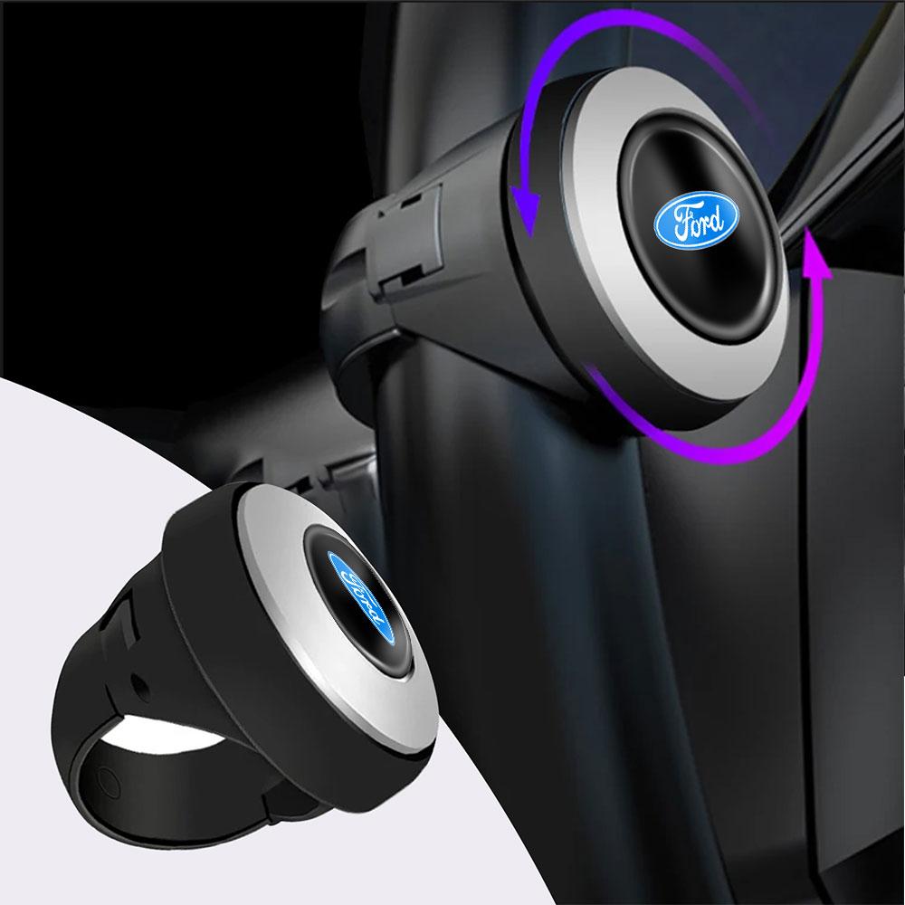 Car Steering Wheel Booster Spinner 360 Degree Duty Anti Slip Knob Handle Cover For Ford Focus Kuga Fiesta Mondeo Edge Mustang ST RM9