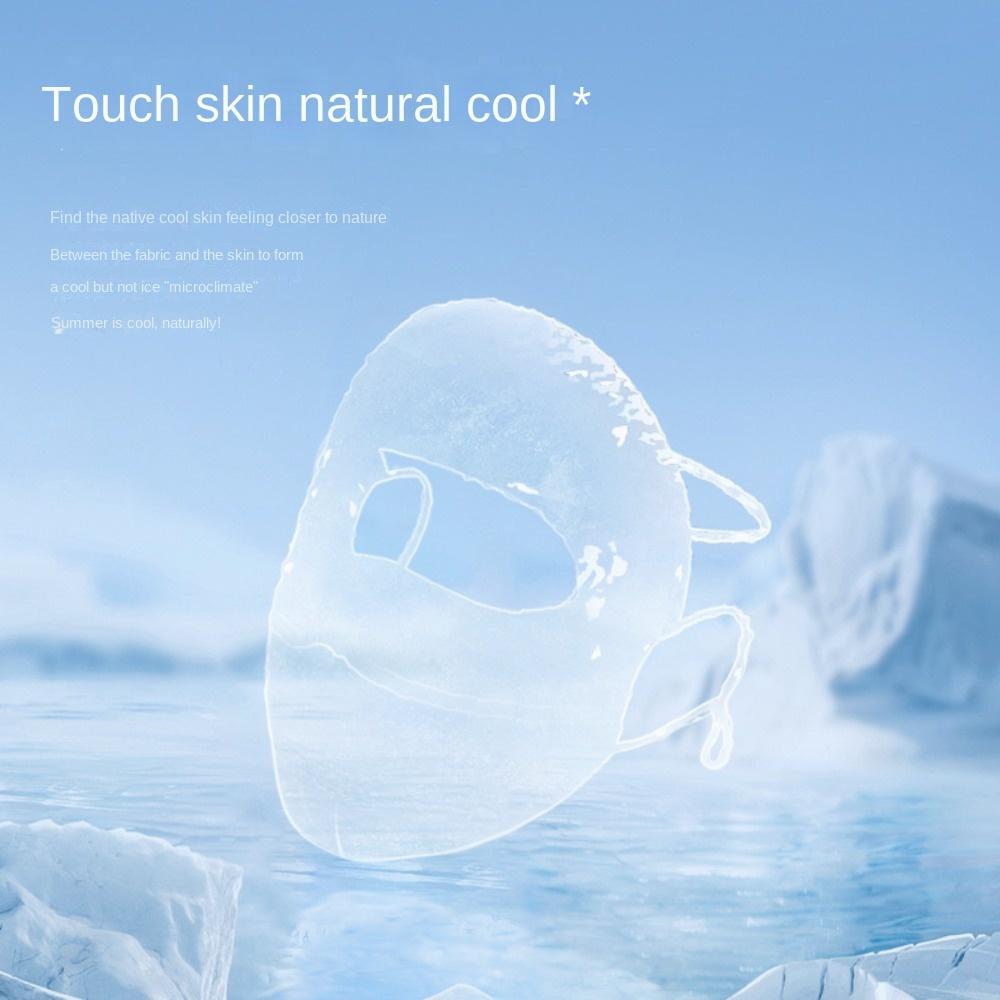 

Face Mask Sunscreen Mask Summer Face Gini Mask Adjustable Face Cover Riding сірий