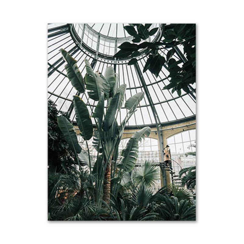 Nature Landscape Poster Plant Lion Animal Leaf Canvas Wall Art Plam Tree Starry Night Painting Decorative Home Picture Decor