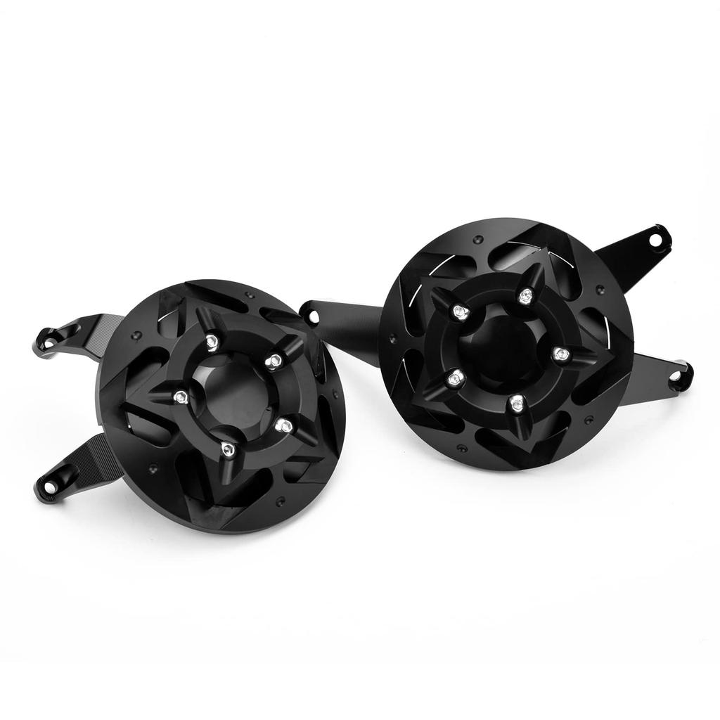 Kryt motoru LEDISHUN, Slider motoru, Ochrana motoru pro Kawasaki Z1000, Z1000SX, Ninja 1000 (2010-2024), a Z900 (ZR900B) (2017–2024) (Černá)