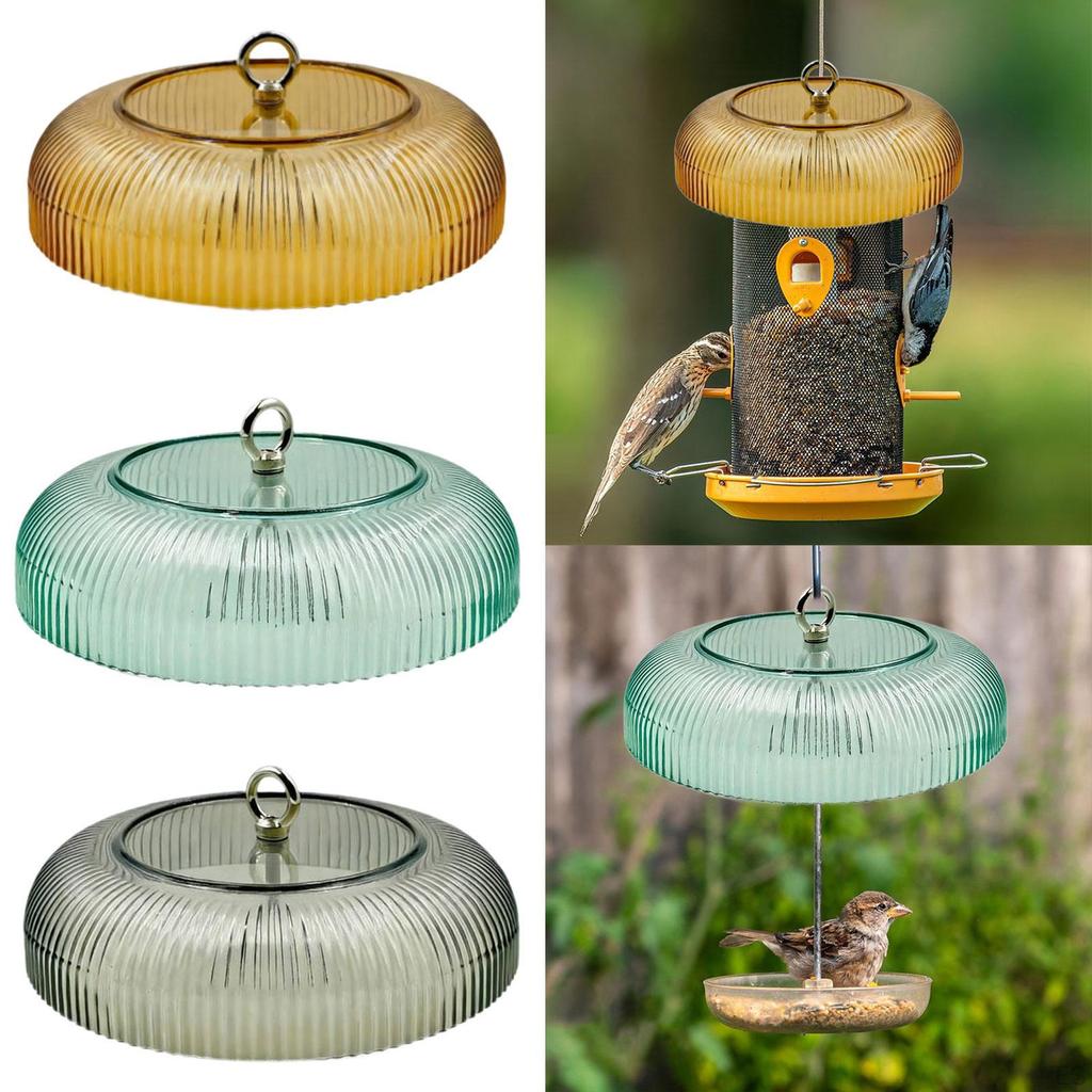 Baffle for Bird Feeders 9.84'' Yard Easy to Clean Dome Cover Weather Protective