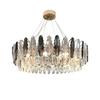 New living room chandelier 2024 round dining room led crystal lamp bedroom chandelier home decoration indoor lighting