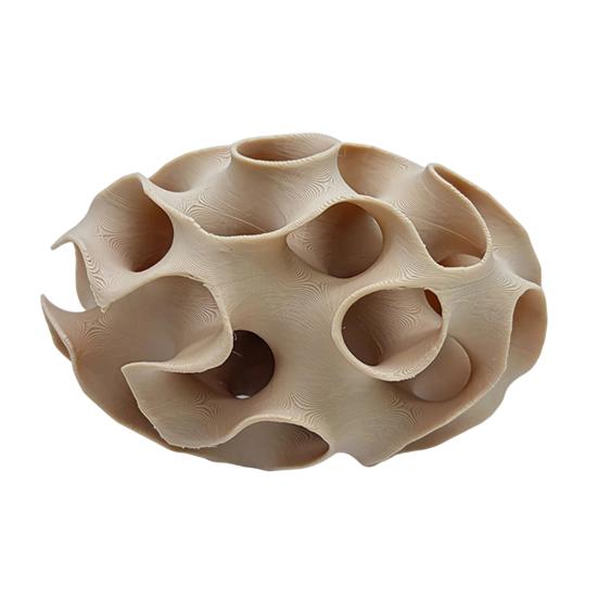 Aquarium Decoration Accessories 3D Print Shrimp Hideout, Sphere Hollow Fish Breeding Cave, Hiding Spot Tank Shelter Ornament for Shrimp, Small