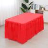 Colorful Thickened Waterproof Disposable Table Skirt Set for Birthdays, Parties, and Weddings