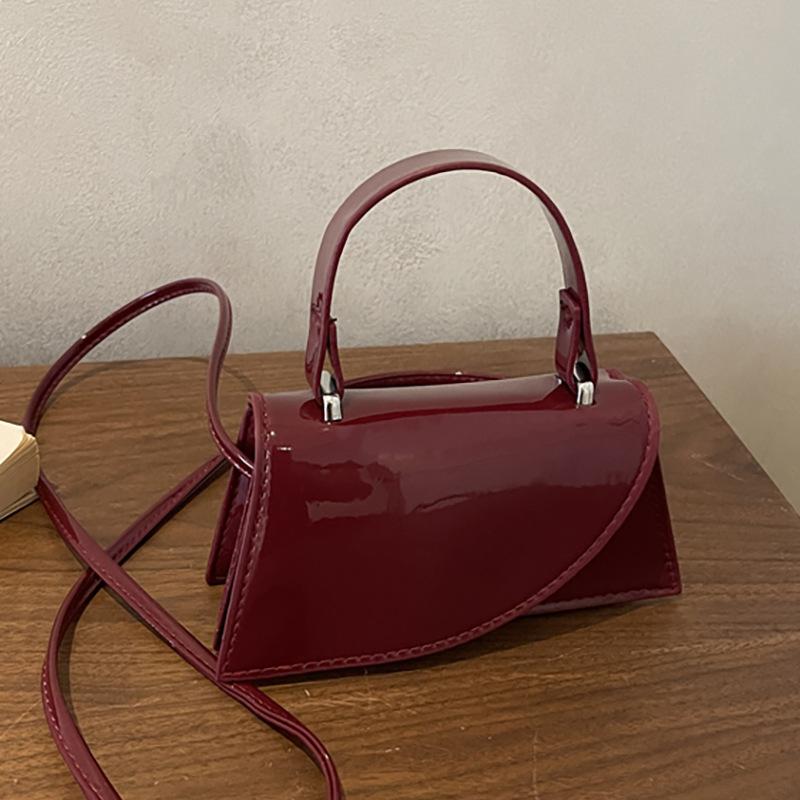 Women Fashion Simple Retro Handbag Korean Style Shoulder Crossbody Small Square Bag
