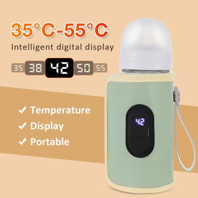 Portable Baby Milk Warmer Baby Nursing Bottle Heater, Portable USB Bottle Warmer for Outdoor, Outdoor Travel Accessories