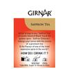 Girnar Safran Schwarztee 10 Teebeutel Packung à 1 | Premium Hochkoffeinhaltiges Getränk, Vegetarischer Genuss