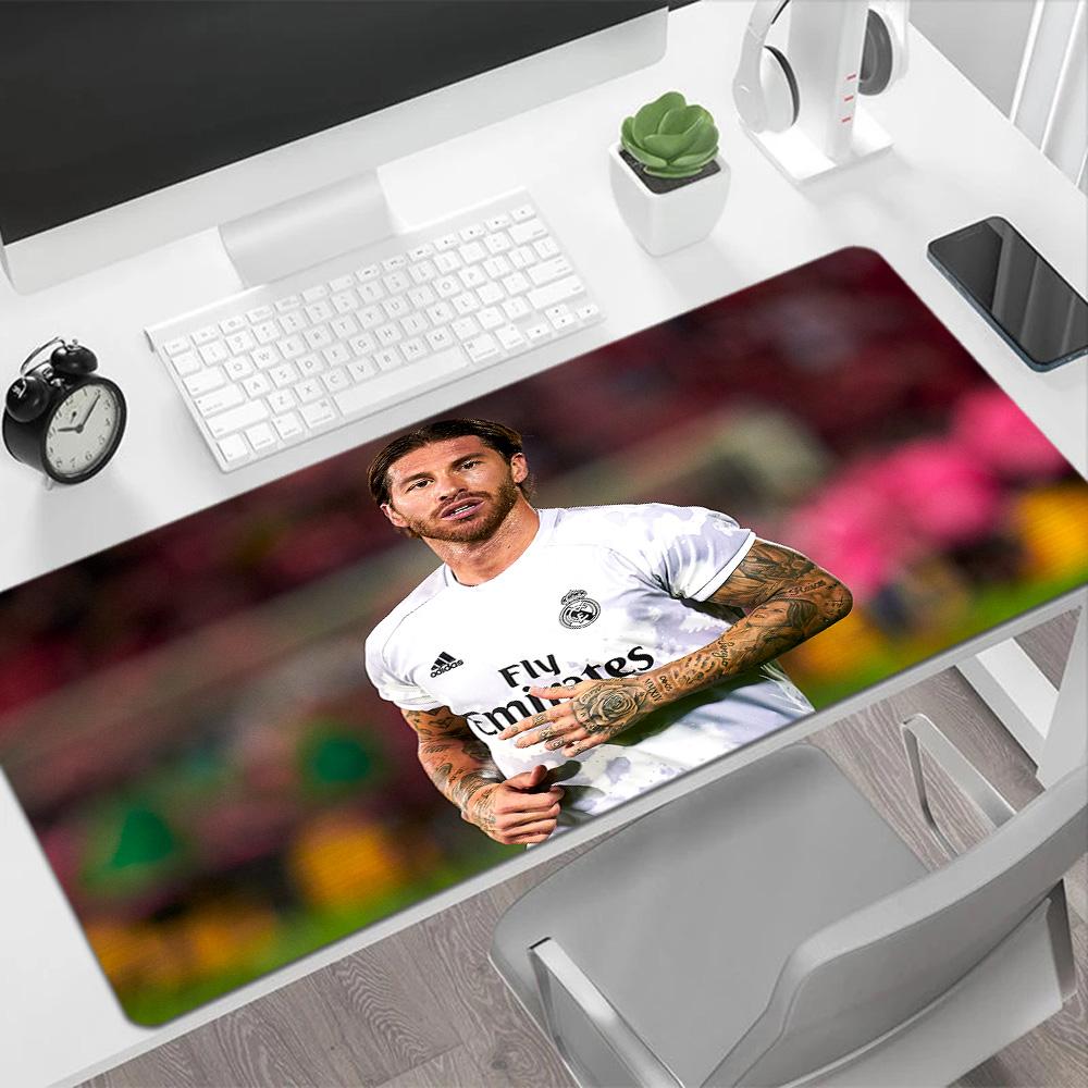 Real Madrid Player Gaming Mouse Pad Desk Mat HD Print Desk Pad Non-Slip Rubber Bottom Suitable for Office Gaming PC Laptop