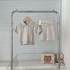 2025 Korean Style Baby & Toddler Ice Silk Knit Summer Top and Pants Set