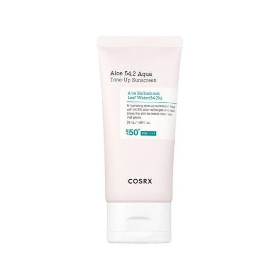 COSRX Aloe 54.2 Aqua Tone-Up Sunscreen SPF50+ PA++++ Hydrating & Brightening 50ml