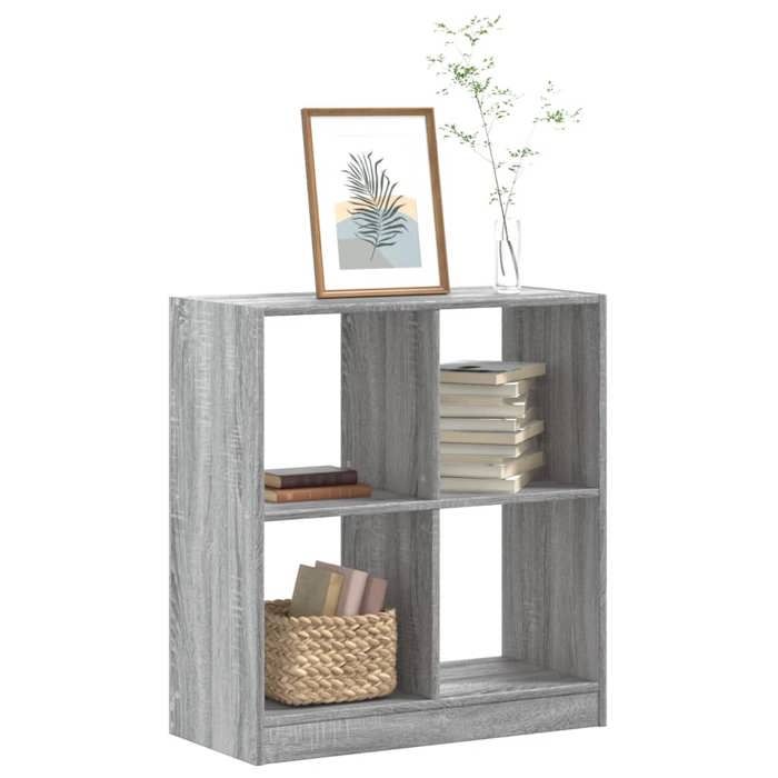 VidaXL Bibliothèque sonoma gris 68,5x32x75 cm bois d'ingénierie, étagère, étagère à livres, support de livre, armoire de 852812