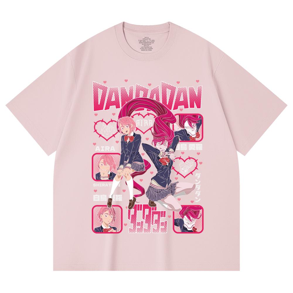 230 Gsm 100% Cotton Dandadan V11 Aira Print Unisex Heavy Cotton T Shirt