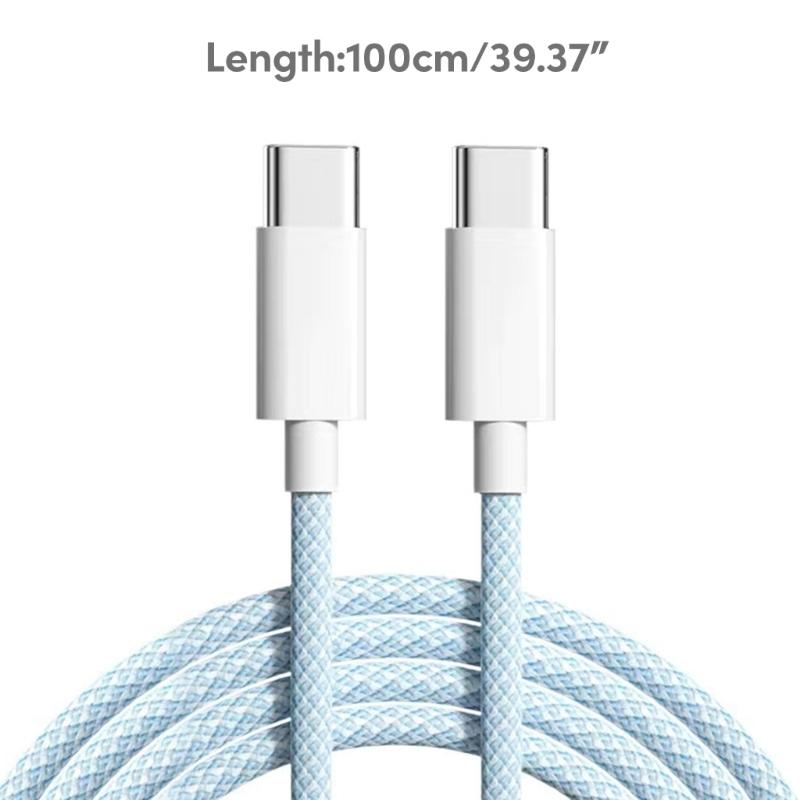 Fast Charging Type-C Cable PD35W Quick Charger Cord Support Data Transfer 480Mbps for Phone 15 Series Smartphones