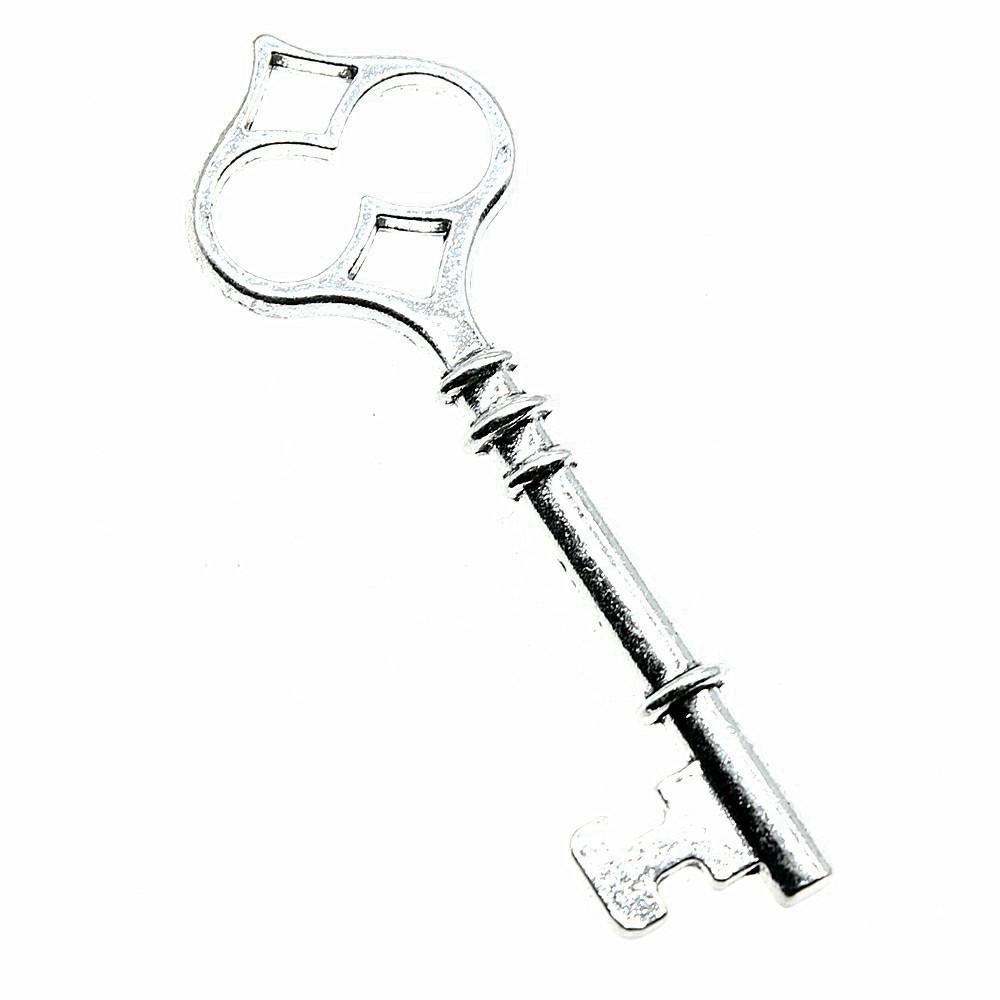 Key Charms Multi Color Alloy Key Tools Pendants For Gothic Themed Jewelry