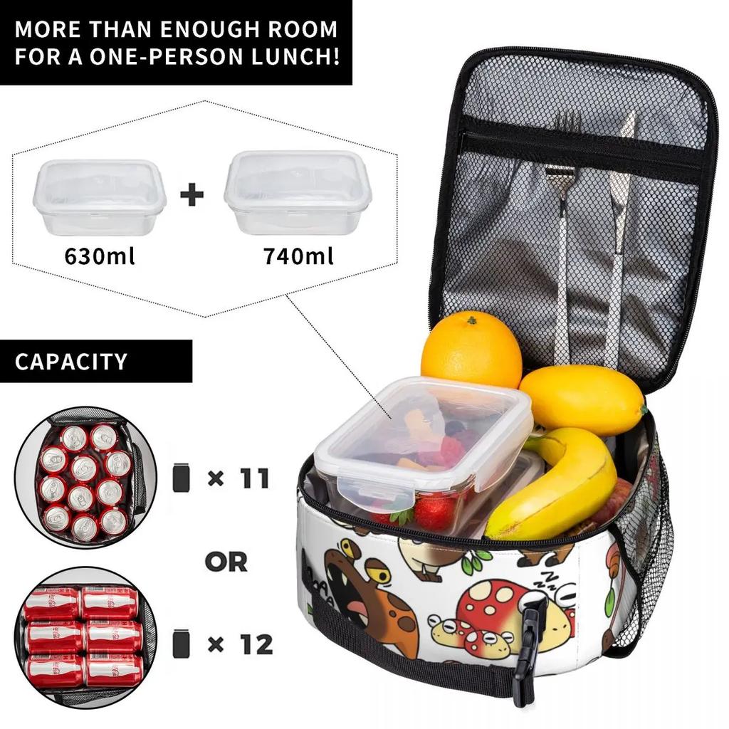 Brotdose Pikmin Spiel Merch Neuheit Lunchbehälter Y2K Thermokühler Bento Box für die Schule