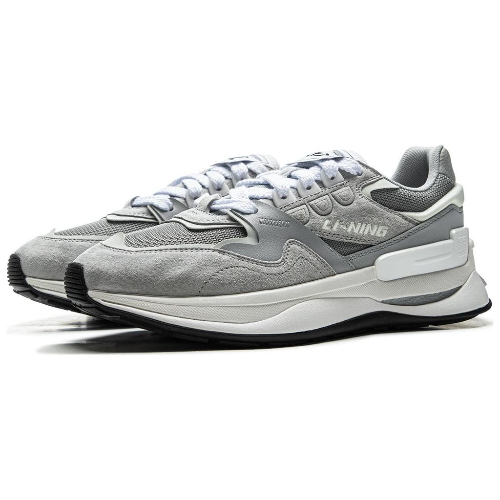 Li Ning 001 Original Aspiration V2 Lättviktiga Rebound Låga Casual Skor Herr Grå AGCV009-2