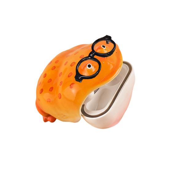 Protective Case for Air Pods Pro/Pro 2/Pro 3/Air Pods 4 Soft Anti-Scratch Drop Protection Ugly Frog Design Wireless Earphone Case