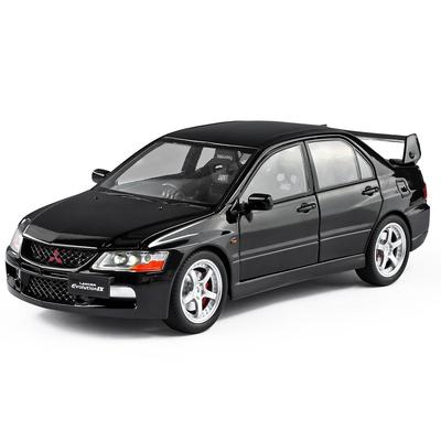 Simulation 1/24 Scale Mitsubishi EV09 Street Version Alloy Car Model Collection Ornament Toy Vehicle Children Boy Gift Miniature