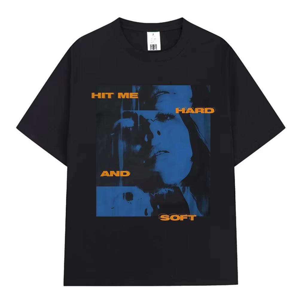 Billie Eilish  Hit Me Hard and Soft The Tour Live In 3D Tshirt 2026 Summer Unisexs Womens Cotton Oversized Tshirt Y2K