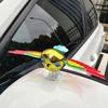 Car Mirror Decor Funny Wind-Powered Dynamic Flying Bird Automotive Rearview Mirror Decor For Automotive Truck RV SUV Motorcycle