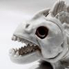 Halloween Fish Skull Bones Simulated Fish Skeleton Exquisite Design Decorate Horror Ornaments Creepy Decoration Party Props