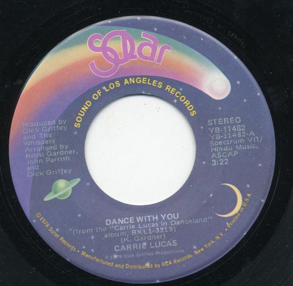 

7inch Record CARRIE LUCAS - Dance With You YB11482 Solar 1979 US Soul/Funk Used