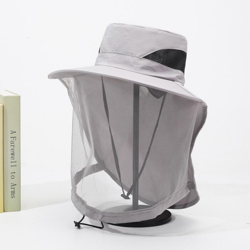 Explosive New Summer Sunscreen Bucket Hat Big Eaves Sun Hat Outdoor Breathable Quick Drying Men's and Women's Models