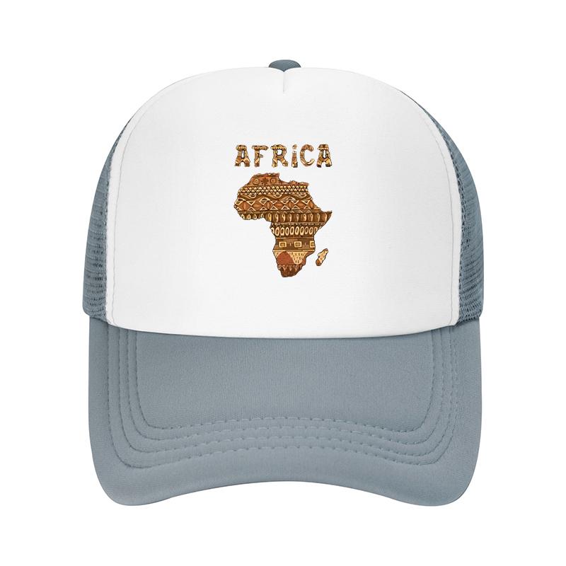 African Letter Print Baseball Cap Ideal for Outdoor Activities Casual Wear Fashionable Snapback Baseball Cap