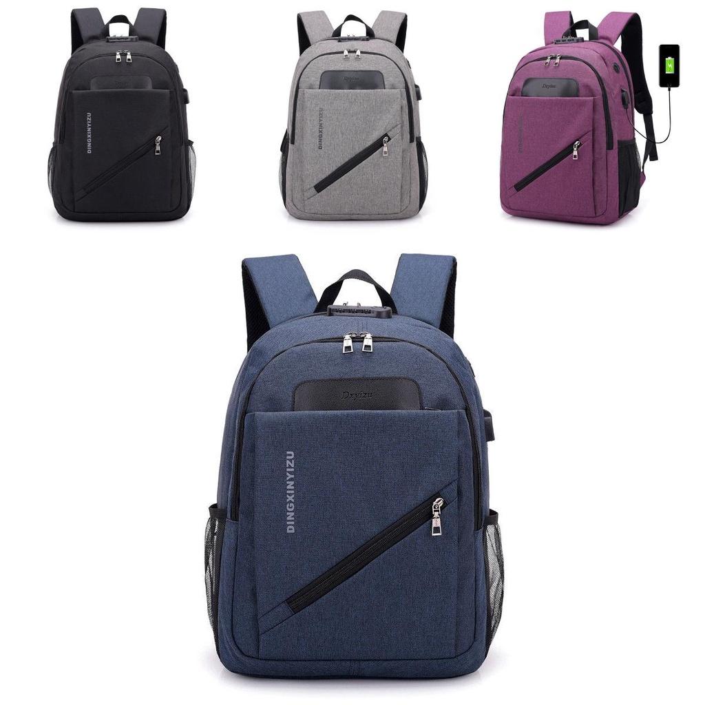Stylish 15.6 Inch Laptop Backpack In Premium Polyester With Usb Charging Feature