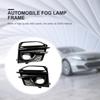 1 Pair Fog Lamp Trim ABS Front Fog Light Cover Exterior Decoration Fog Lamp Protector for Infiniti Q50 Sport 2014 2015 2016 2017