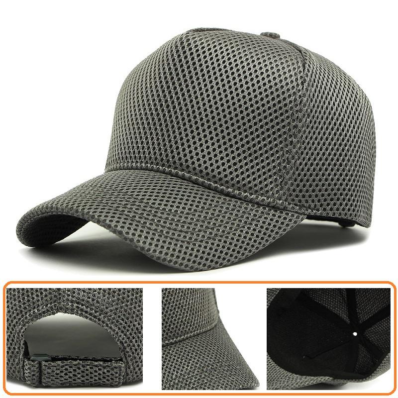 Men Women Oversize XXL Cotton Baseball Cap, Large Hat for Big Heads 56-63cm (23.5'-25.5'), Adjustable Plain Dad Cap