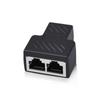 Network Rj45 Cable Port Network Cable Splitter Extender Plug Adapter Connector Split Into Two Splitter Coupler Cable Extender