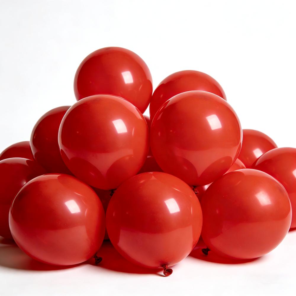 100Pcs 12 Inch Matte Latex Balloon Happy Birthday Party Decor Christmas Wedding & Engagement Anniversary Decoration Balloon
