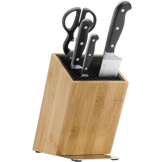 WMF FlexTec Spitzenklasse Plus Knife Set, 5 Pieces, Bamboo (3201113140)