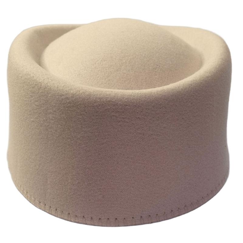 Classical Round Top Derby Hat Soft Wool Bowler For Women Formal Occasion Picnics Garden Parties And Commuting Needs