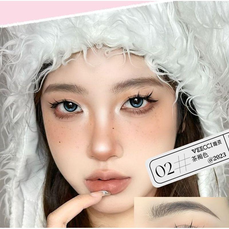 VEECCI - Slim Multi-Effect Eyebrow Powder & Pencil - 3 Colors