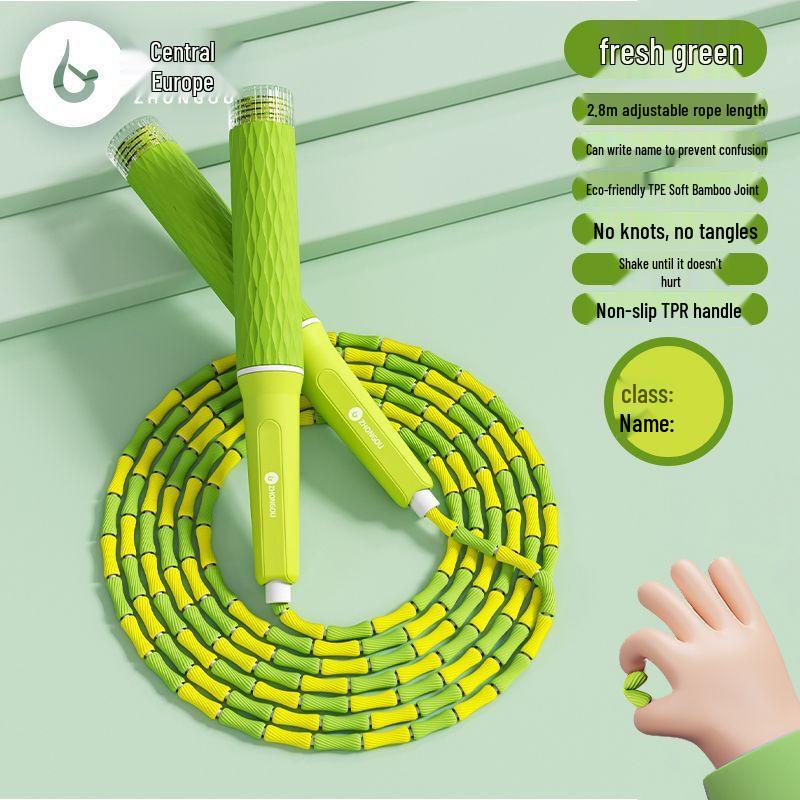 Zhongou Customizable Bamboo-Joint Skipping Rope