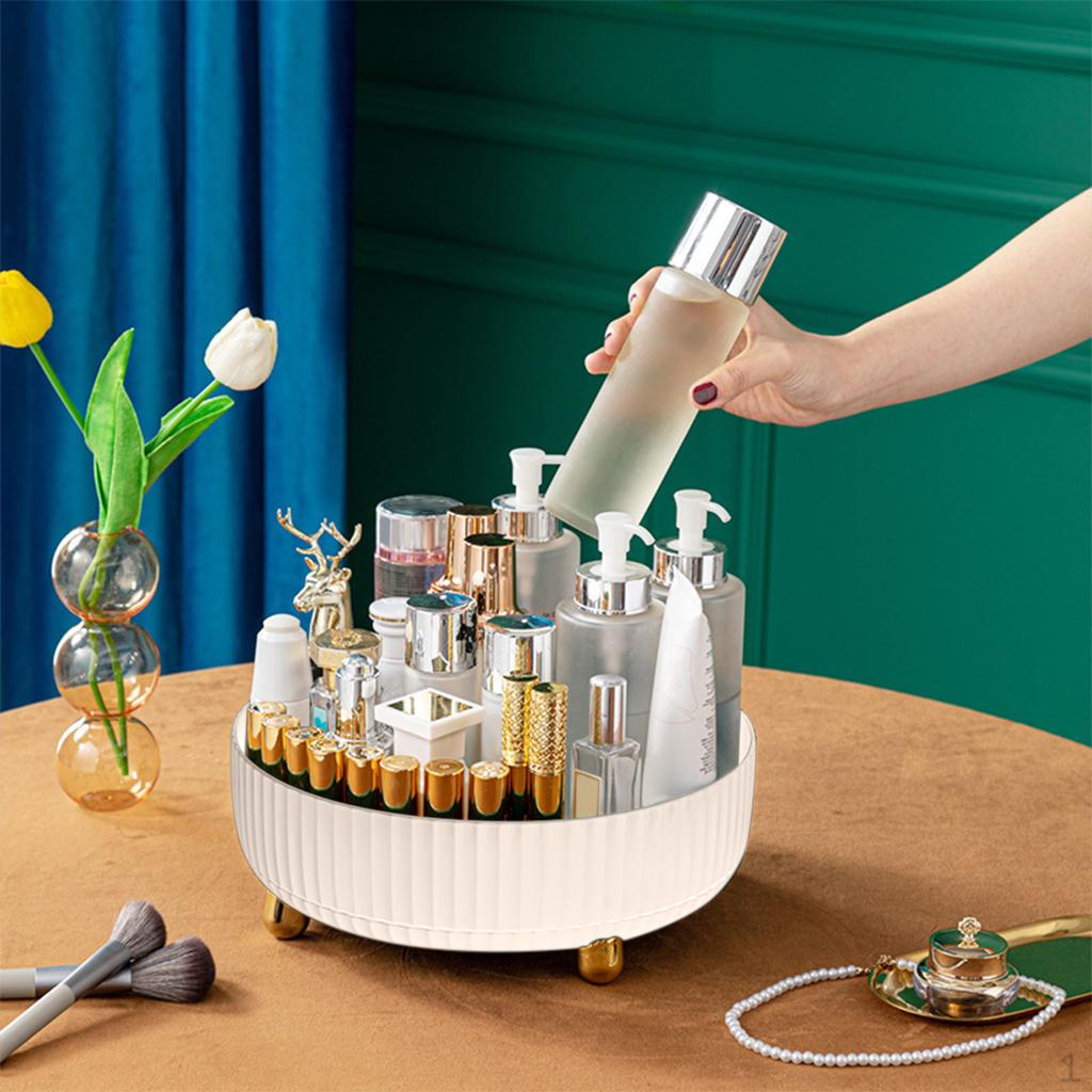 

Rotating Non Skid Storage Multi-Function Turntable for Cabinets Office Bathroom Snacks Jars
