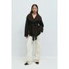 New European American Style Women's Stand Collar Double-sided Wool Coat, Thicken Mid-length Woolen Overcoat For Autumn Winter