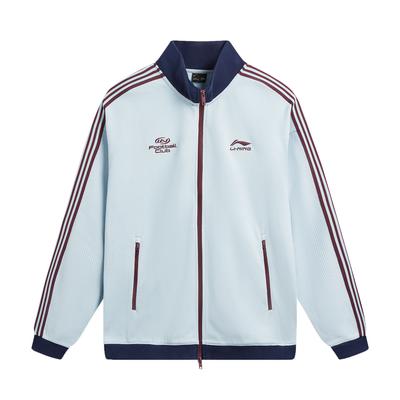 Li Ning Sports Lifestyle Series Brand Logo Stand Collar Couple Jacket Unisex Jacket AWDW511-4