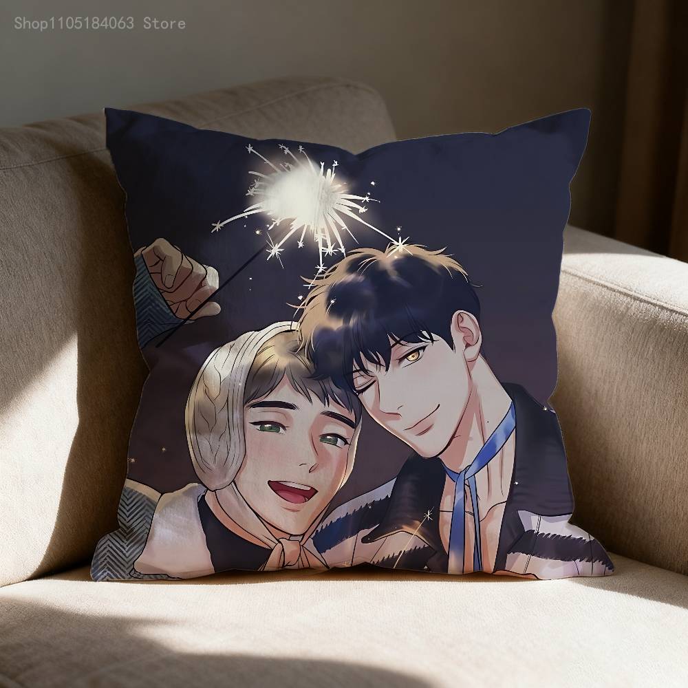 BJ A-Alex Comic Throw Pillow Case For 45x45cm 40x40cm 55x55cm 50x50cm 30x30cm Square Car Pillowcase Shell