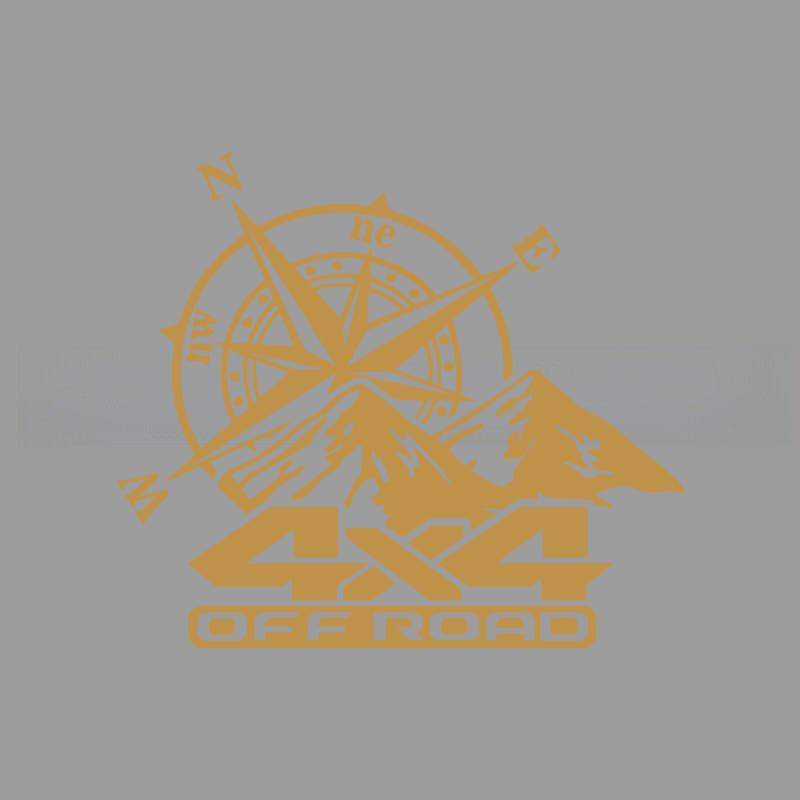 Boussole de montagne tout-terrain autocollants créatifs et amusants pour les fans et les amoureux de dessins animés, haute qualité pour voitures camions motos et ordinateurs portables