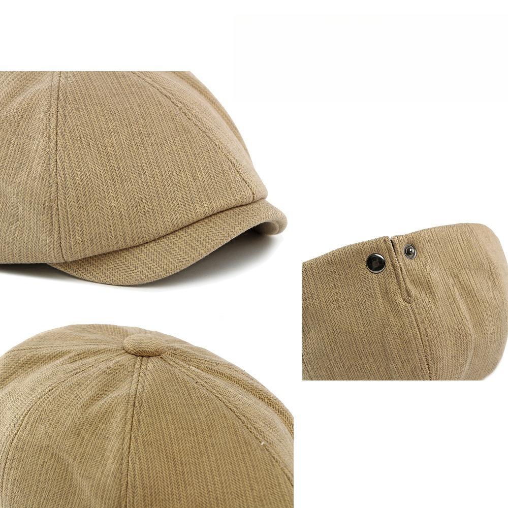 Unisex 8-Panel Newsboy Cap Autumn Winter Warm Solid Color Baker Boy Hat British Vintage Octagonal Painter Cap Casual Gatsby Peaked Hat