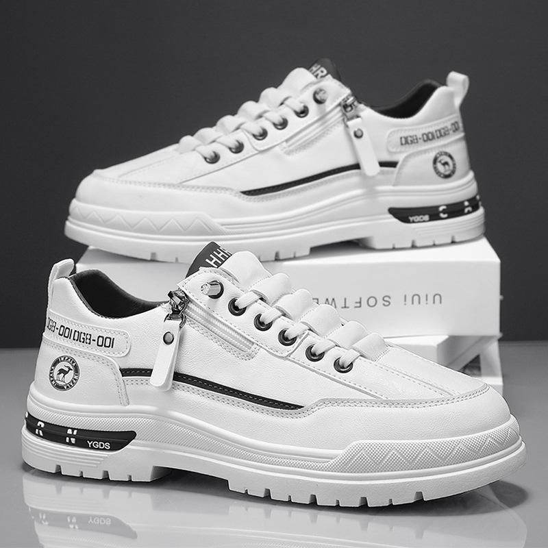 

Мужские туфли Мартин весенние низкие кроссовки мужские новые спортивные и повседневные туфли мужские уличные белые туфли 44