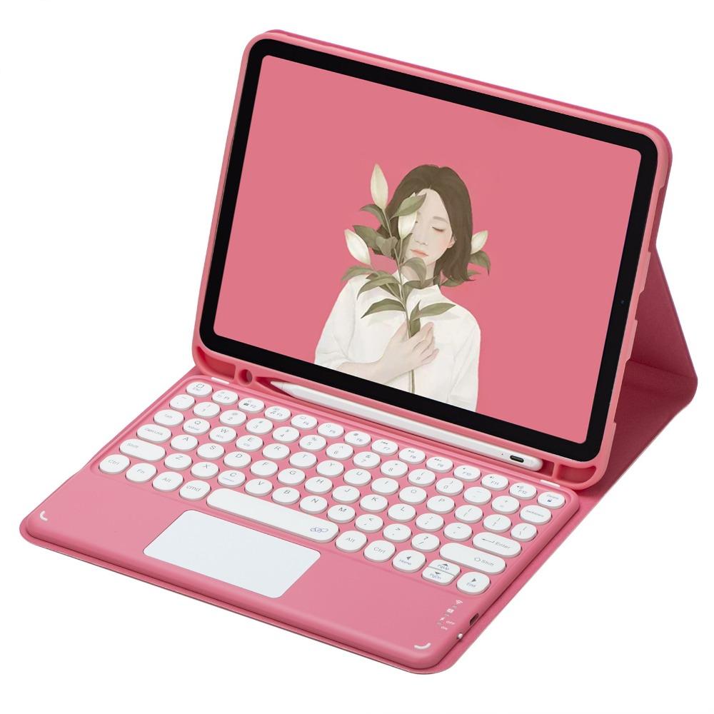 Bluetooth Keyboard Case for iPad Air 6 Pro 11 Split Round Keycap with Pencil Holder 10.2 Inch
