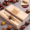 Wooden Chestnut Opener Manual Water Hyacinth Peeler Household Nut Opener  Open Chestnut