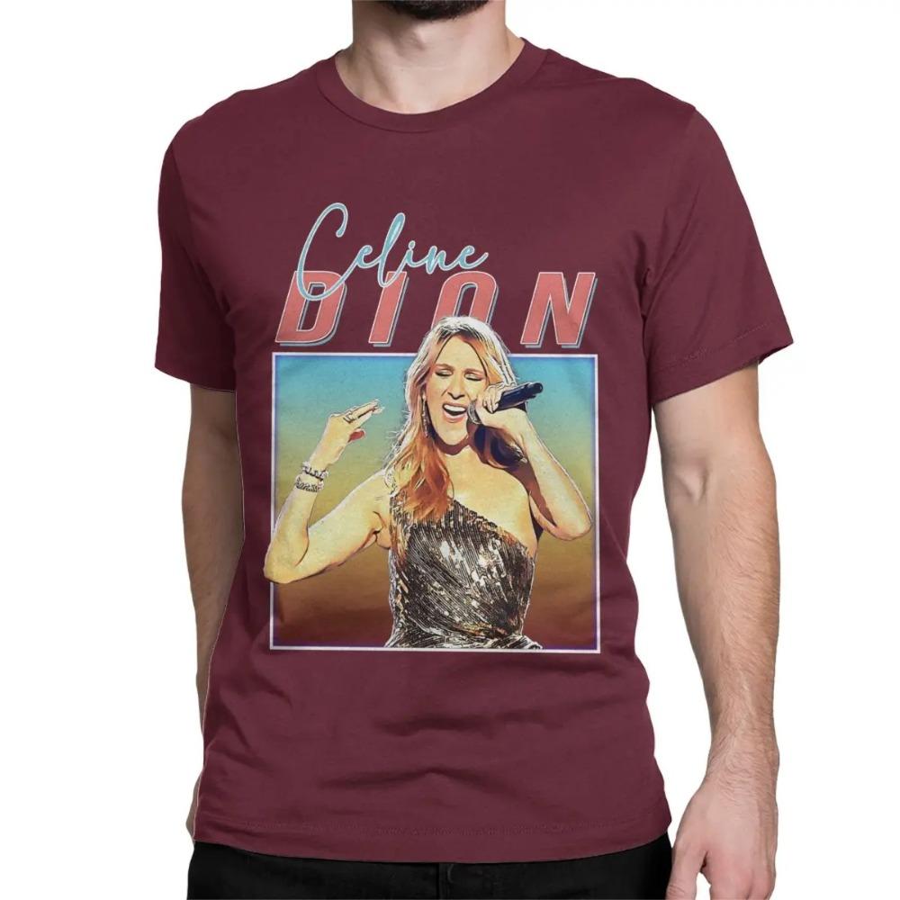 

Men s and Women s Celines Dion Titanic Movie T-shirt Punk Rock Metal Short-sleeved Round Neck T-shirt Birthday Gift T-shirt 6XL