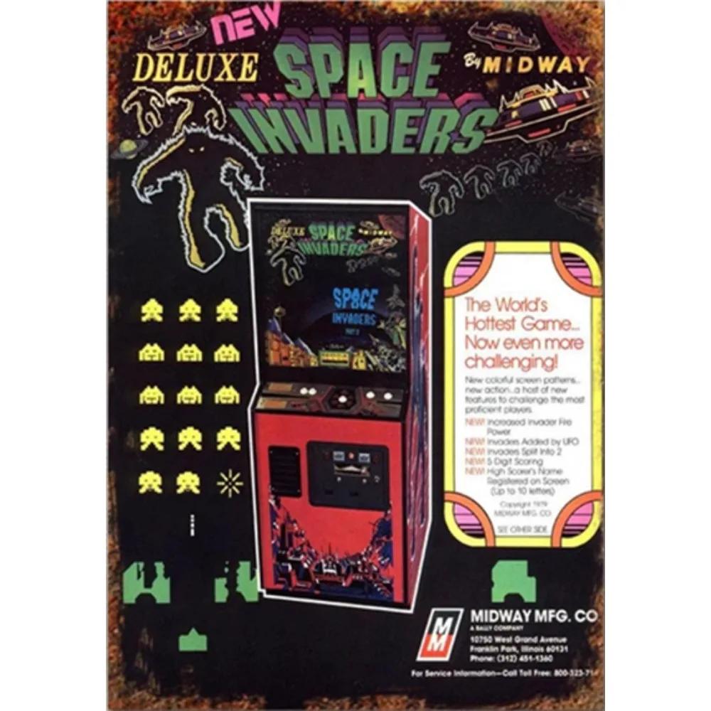 Arcade Game Reproduction Metal Sign Vintage Wall Plates Decor Retro Metal Poster Wall Tin Plates